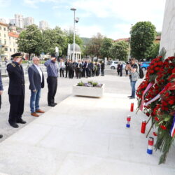 Polaganje vijenaca povodom obilježavanja Dana oslobođenja Rijeke