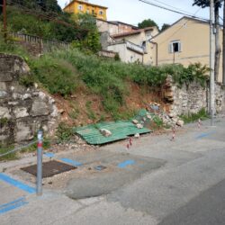 Sanacija zida u ulici Potok