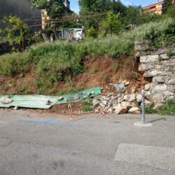 Sanacija zida u ulici Potok