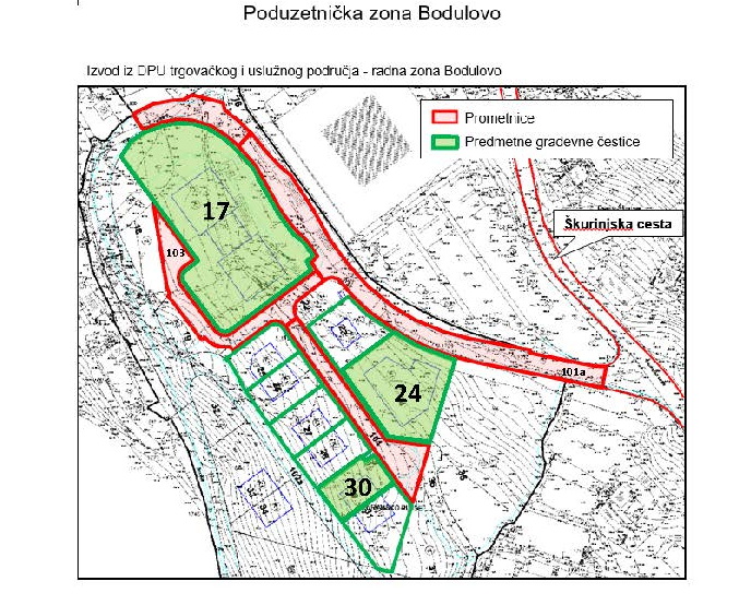 Grafika Natječaj - 3 građevne čestice u zoni Bodulovo 17 24 30