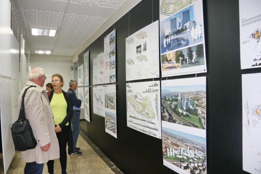 Izložba natječajnih radova za urbanističko-arhitektonsko rješenje Sekundarnog gradskog središta Rujevica