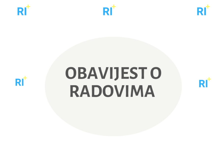 Rijeka plus obavijest o radovima