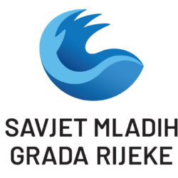 Trećenagrađeni rad logotipa Savjeta mladih Grada Rijeke Ivane Ivančić
