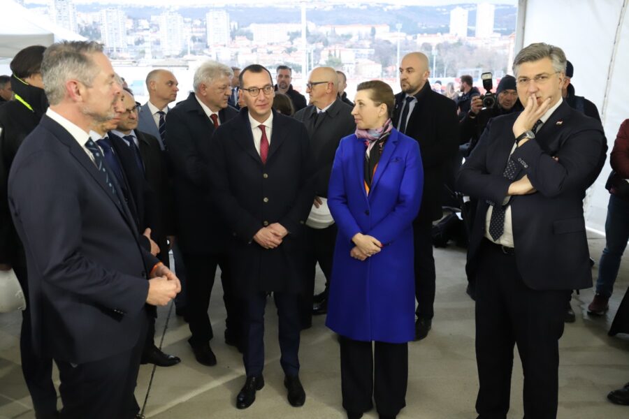 Predsjednik Vlade Plenković s danskom predsjednicom Vlade u Rijeci