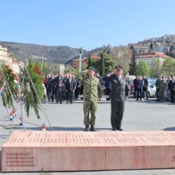 Polaganje vijenaca povodom Obilježavanja 32. godišnjice osnivanja Specijalne jedinice policije „Ajkula“