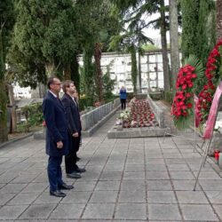 Polaganje vijenaca na spomen obilježjima