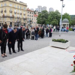 Polaganjem vijenaca obilježen Dan oslobođenja Rijeke