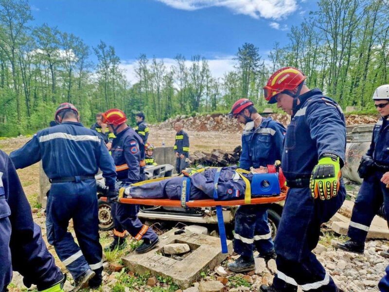 Vježba civilne zaštite Grada Rijeke u Šapjanama