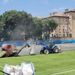 Obnova travnjaka nogometnog igrališta SRC Beleveder