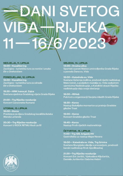 Program Dani sv. Vida 2023