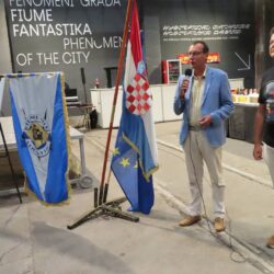 Marko Filipović i Marino Radan na otvorenju Izložbe FA-RI 2023. (snimio M.Krpan)