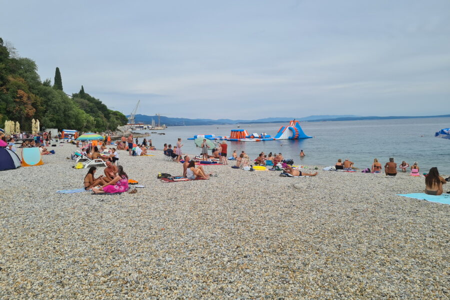 Plaža Igralište Kantrida rujan 2022