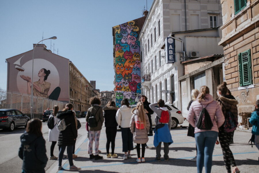 Street art mapa grada Rijeke