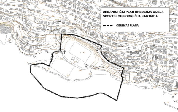 Obuhvat DPU dijela sportskog područja Kantrida