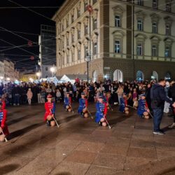 Paljenje božićne rasvjete na Korzu