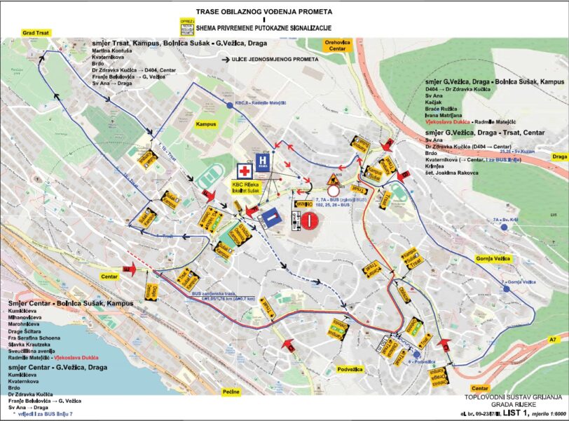 Trase obilaznog vođenja prometa