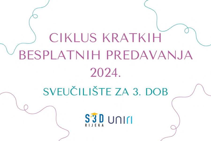 Ciklus kratkih predavanja Sveučilišta za 3. dob u 2024. godini