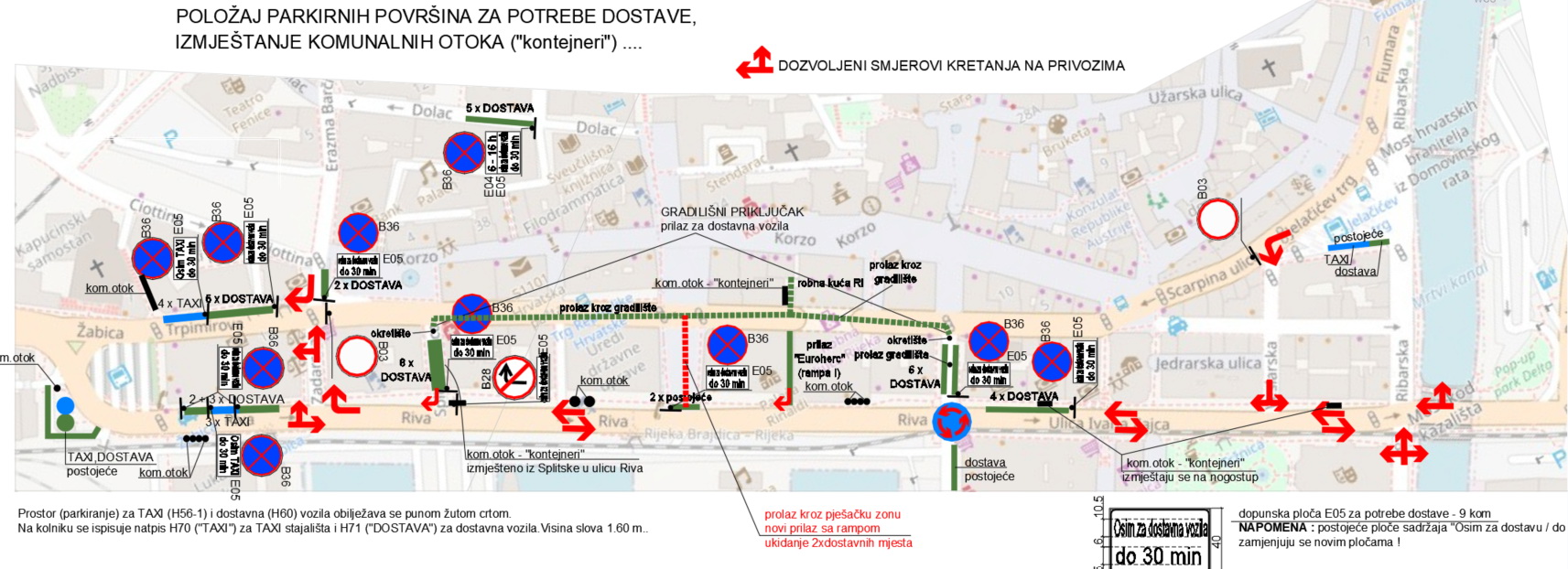 Zatvaranje Adamićeve ulice - preregulacija prometa 12