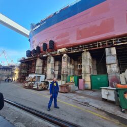 Porinuće novogradnje broda Algoma Endeavour u Brodogradilištu 3. maj