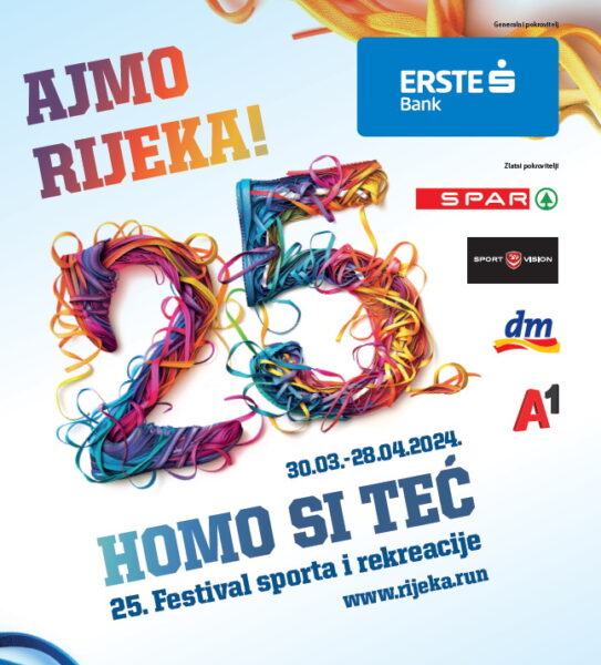 24. Festival sporta i rekreacije Homo si teć - Rijeka Run
