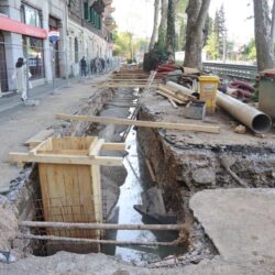 Radovi u Krešimirovoj ulici u sklopu projekta Poboljšanje vodno-komunalne infrastrukture na području aglomeracije Rijeka