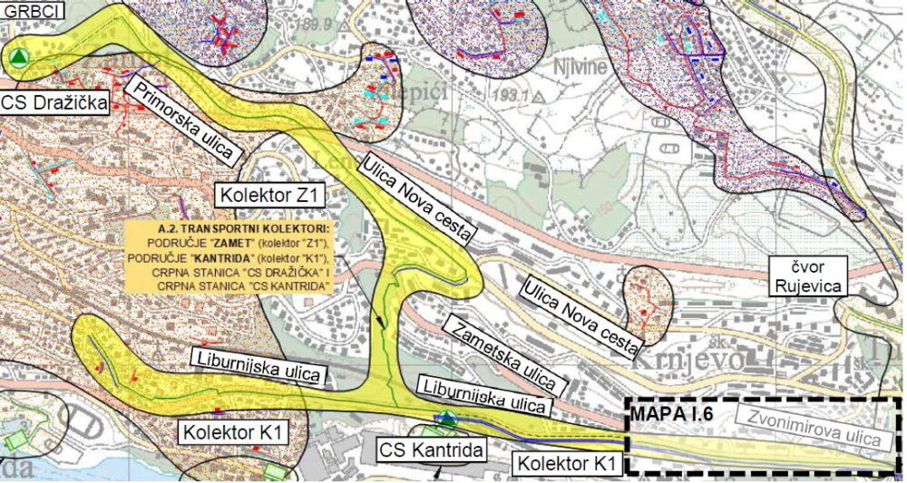 Podrucje zone radova