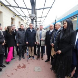 Vlakom su stigli brojni uzvanici iz Regije Friuli Venezia Giulia i Slovenije