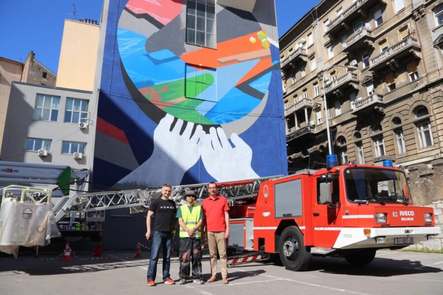 Mural u sklopu manifestacije Japan u Rijeci