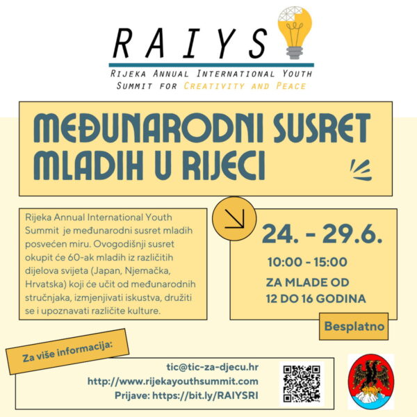 Međunarodni susret mladih u Rijeci RAIYS