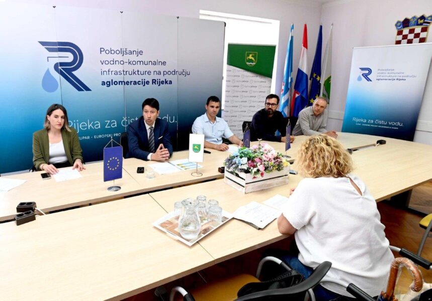 Najava pocetka radova u Opcini Jelenje u sklopu projekta Poboljsanje vodno-komunalne infrastrukture urbane aglomeracije Rijeka