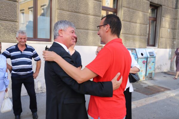 Nj. E. Milan Hovorka i gradonačelnik Marko Filipović