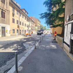 Radovi u ulici Pomerio