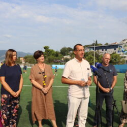 Obilazak pomoćnog nogometnog igrališta Stadiona Kantrida