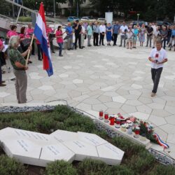 Polaganje vijenaca Dan pobjede Zamet