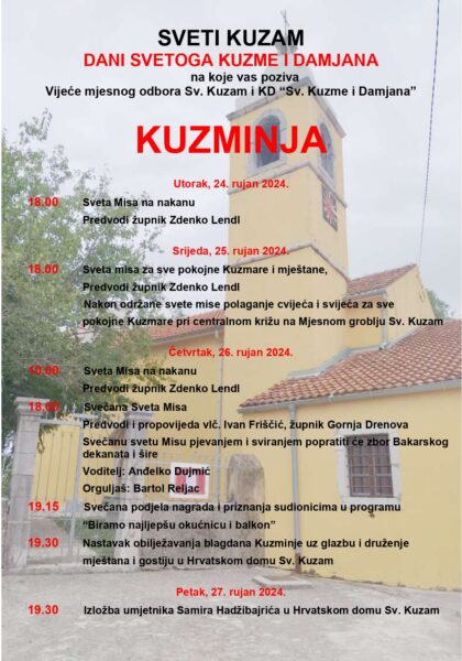 Plakat Kuzminja 2024.
