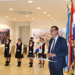 Prijem za delegaciju EU-Japan Fest-a i članove zbora San-in Junior Chorus Little Phoenix