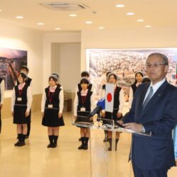 Prijem za delegaciju EU-Japan Fest-a i članove zbora San-in Junior Chorus Little Phoenix