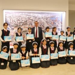 Prijem za delegaciju EU-Japan Fest-a i članove zbora San-in Junior Chorus Little Phoenix