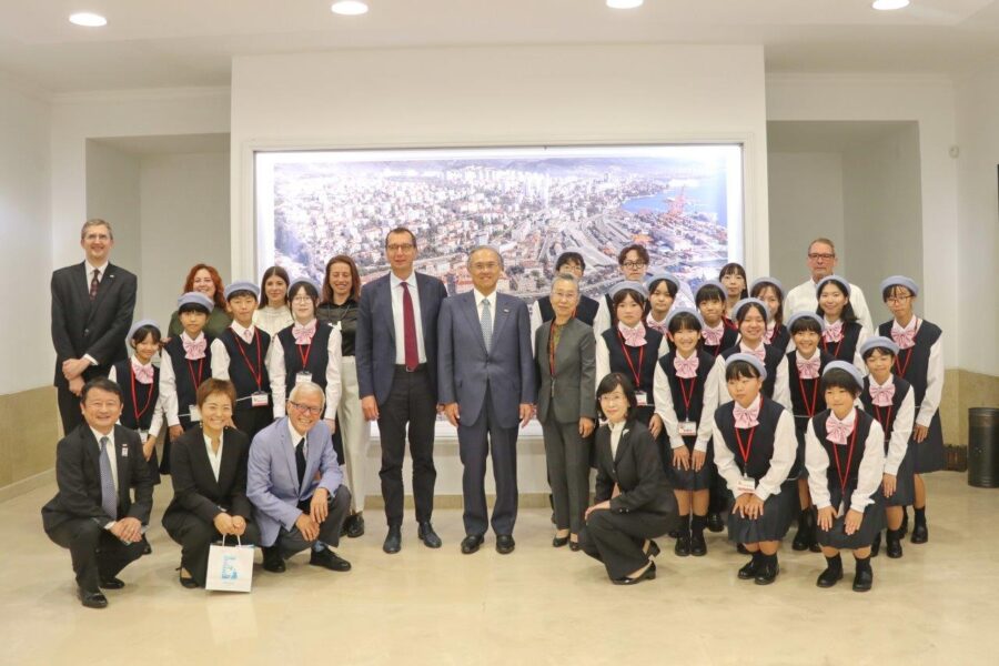 Prijem za delegaciju EU Japan Festa i clanove zbora San in Junior Chorus Little Phoenix