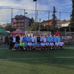 Sudionici muške nogometne utakmice - Grbci 2024.