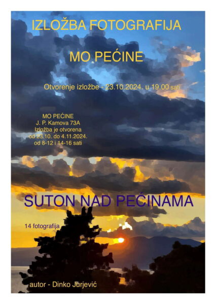 Suton nad Pećinama, autor Dinko Jurjević