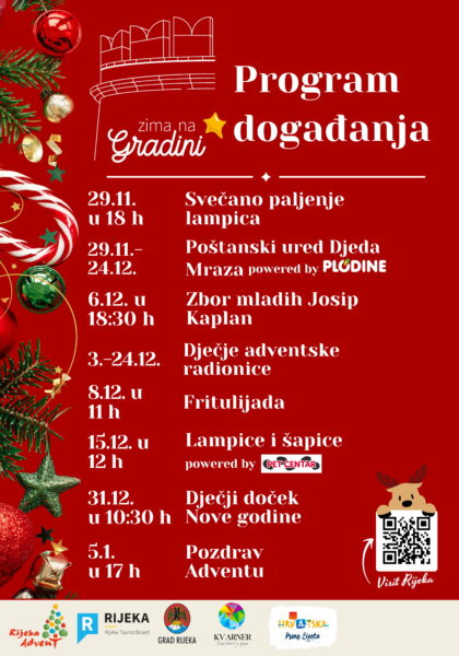 Zima na Gradini program događanja