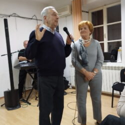 Boris Mijolović, predsjednik VMO Krimeja i Dinka Blažić, predsjednica Kluba umirovljenika Krimeja