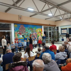 Doček Sv. Nikole na Vojaku 2024.- nastup DV Pčelice