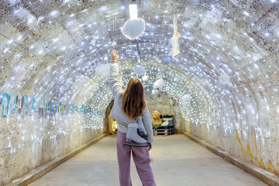 Riječki tunel okićen za Rijeka Advent