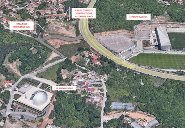 Izgradnja nove prometnice SUXI