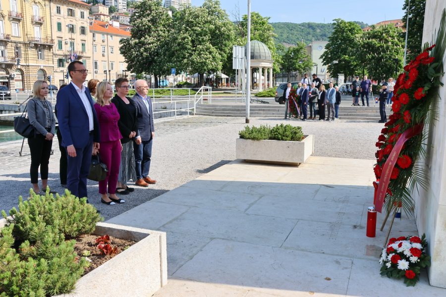 Polaganje vijenaca Dan oslobođenja Rijeke