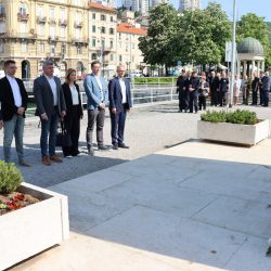 Polaganje vijenaca Dan oslobođenja Rijeke