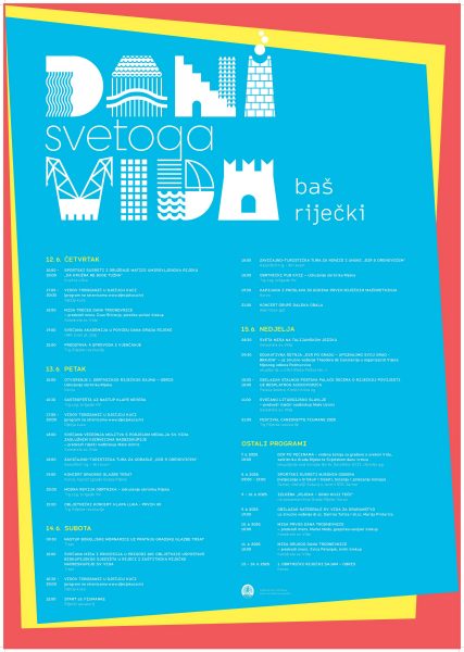 Plakat Program Dani sv. Vida 2025