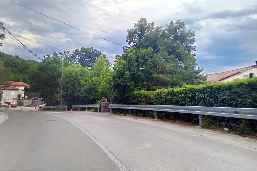 Nova odbojna ograda na Tibljaškoj cesti
